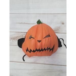 Vintage 1995 Scarecrow Pumpkin Halloween Mask The Paper Magic Group